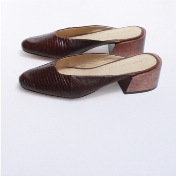 Mari Giudicelli lizard Leblon mules - Picture 3 of 4